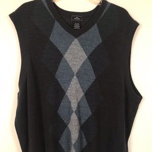❄️Docker's Men's Argyle Print Sweater Vest US XXLG